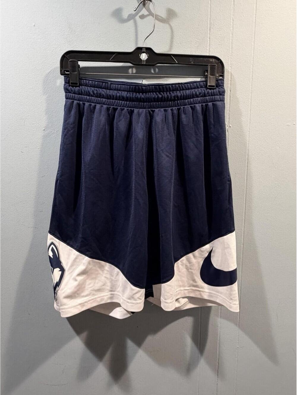 Youth Nike Dri Fit Basketball Shorts Size Medium Blue/White Husky Print